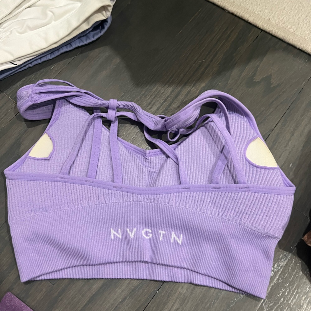 Iris Galaxy Ribbed Seamless Bra